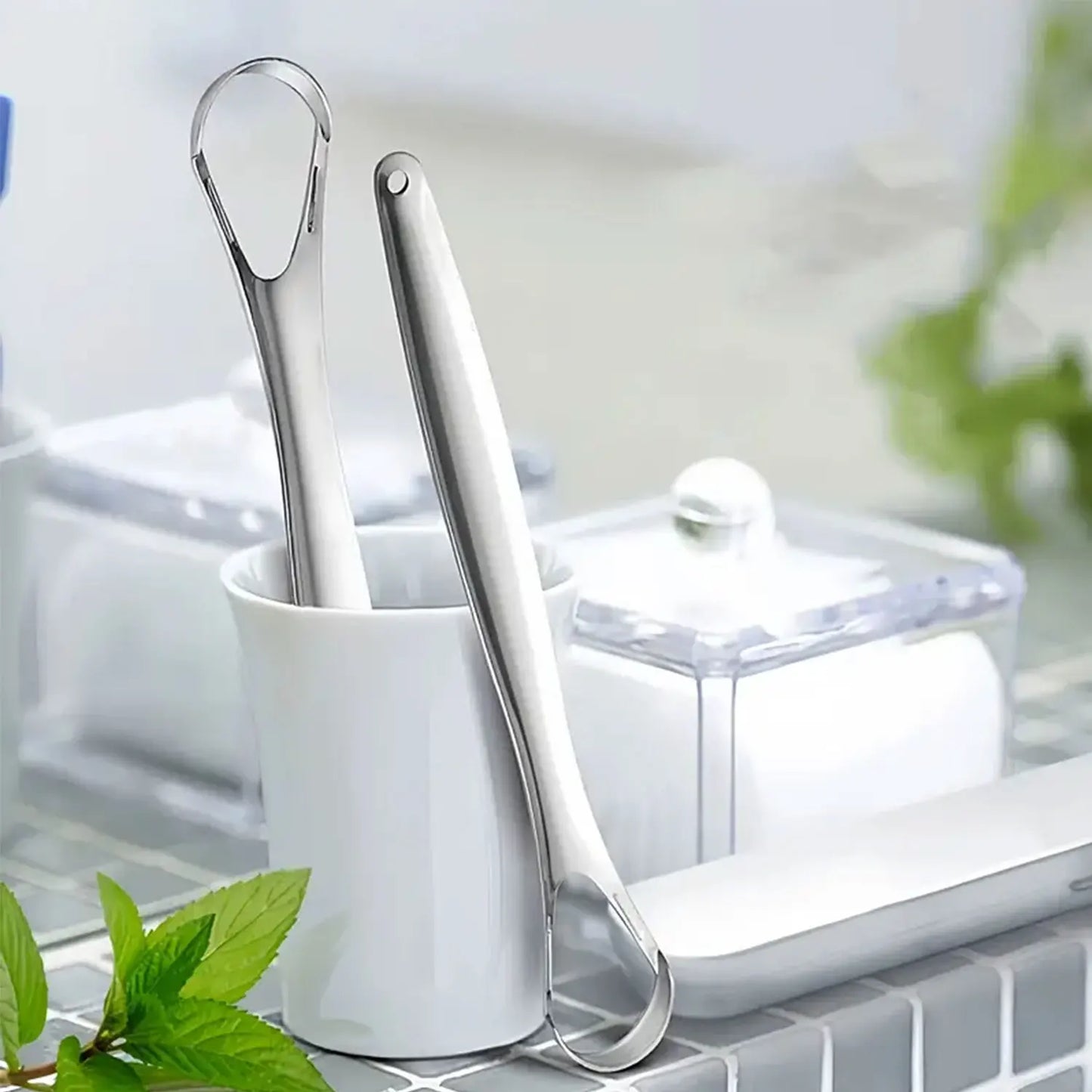 Premium 1Pcs/3Pcs Metal Tongue Scraper Cleaner for Adults & Kids