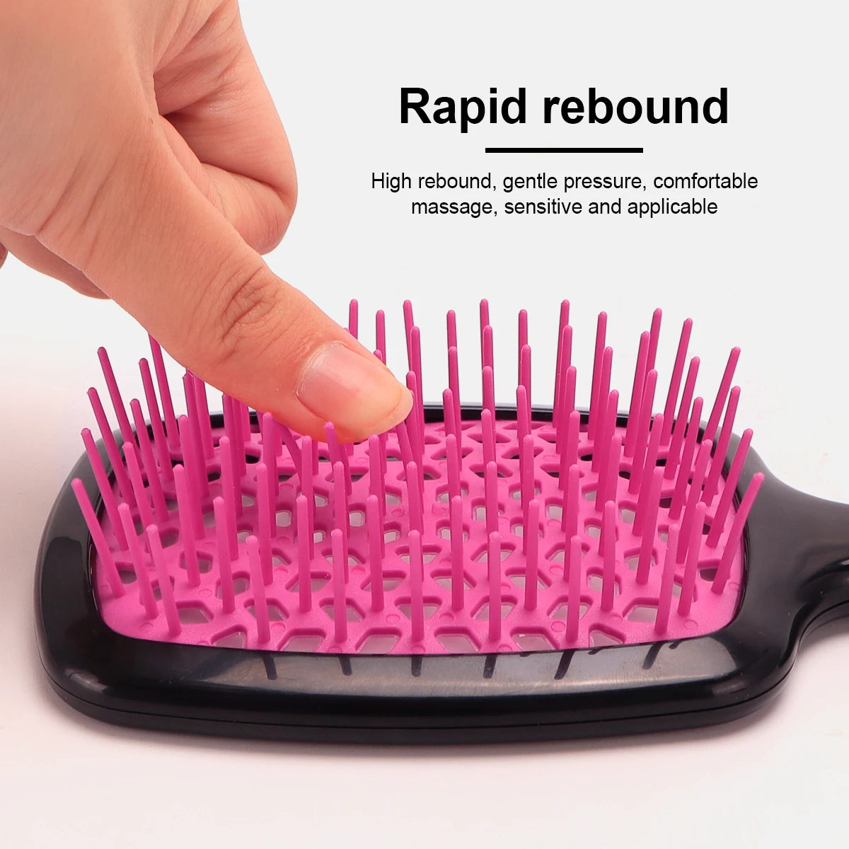 Hair Brush Massage Anti-Static Hollow Out Wet Curly Hair