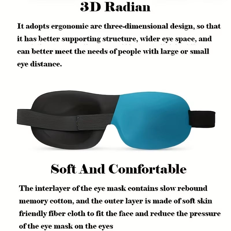 Sleep Mask 100% Light Blocking Eye Mask Ultra-Soft Skin-Friendly Material
