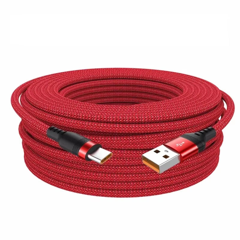 Extended 5-Meter Type-C USB 5A Super- Charging Cable