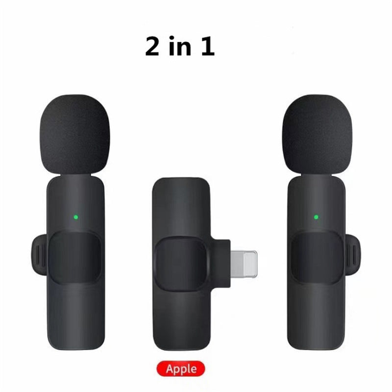 Wireless Mini Mic for iPhone and Android, Long Battery Life