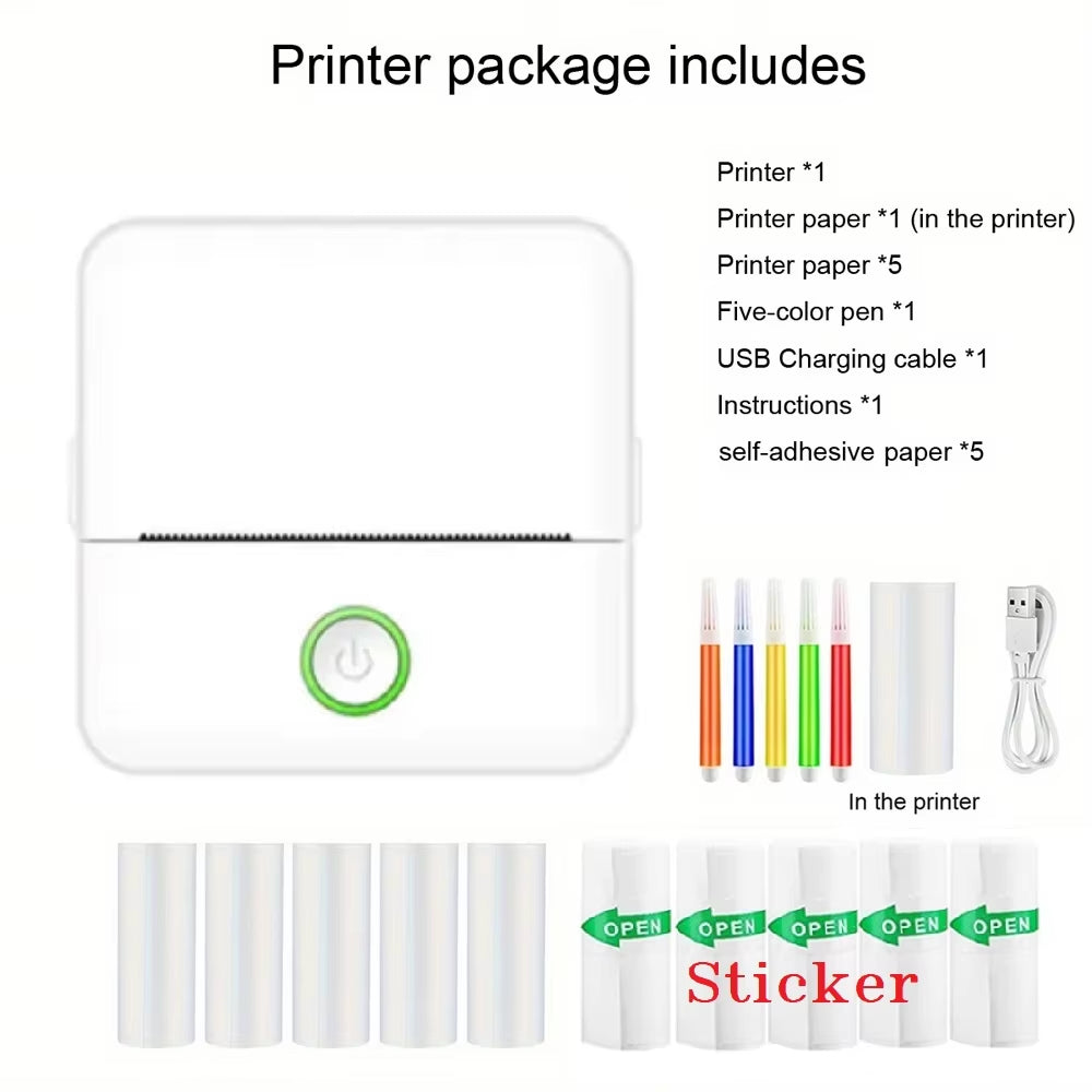 Mini Inkless Printer