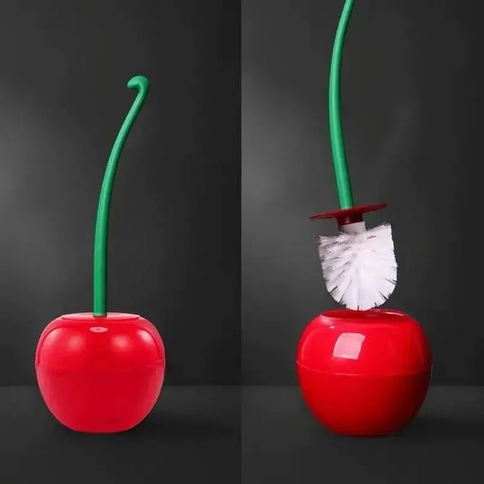 1Pc Red Toilet Brush Lovely Cherry Shape