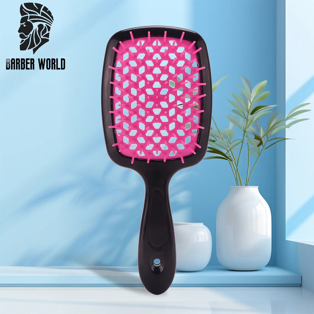 Hair Brush Massage Anti-Static Hollow Out Wet Curly Hair