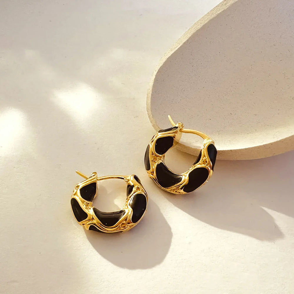 Leopard Print U-Shaped Ear Buckle Earrings Party and Daily Wear Fashion