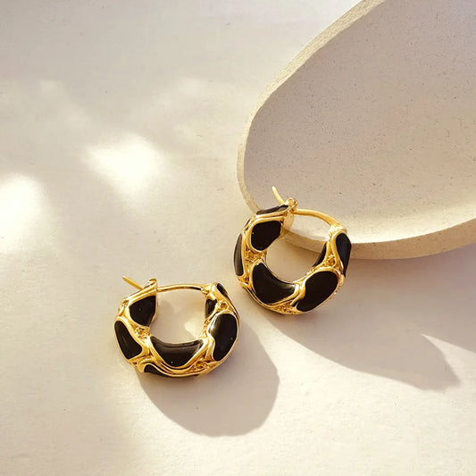 Leopard Print U-Shaped Ear Buckle Earrings Party and Daily Wear Fashion