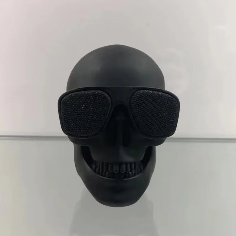 Portable Mini Bluetooth HD Stereo Skull Head Speaker