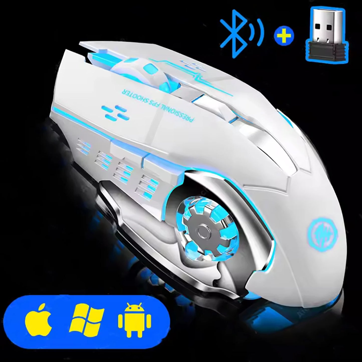 Rechargeable Wireless Gaming Mouse