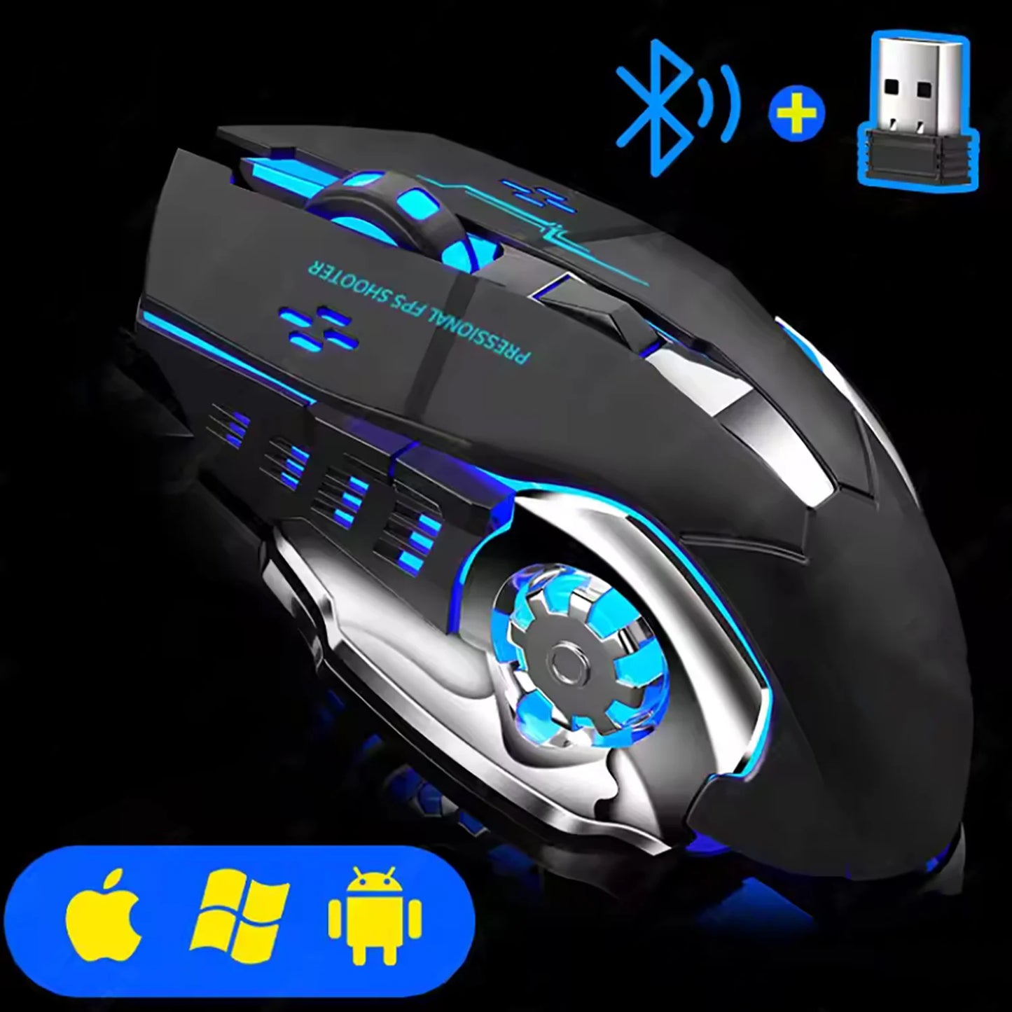 Rechargeable Wireless Gaming Mouse