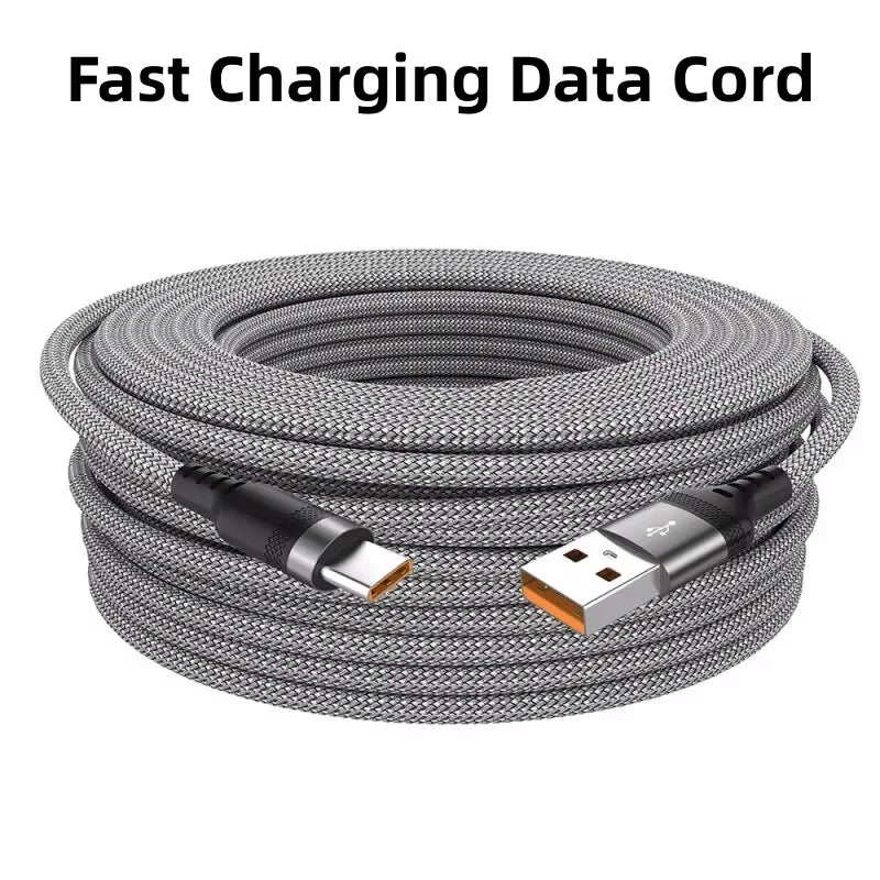 Extended 5-Meter Type-C USB 5A Super- Charging Cable