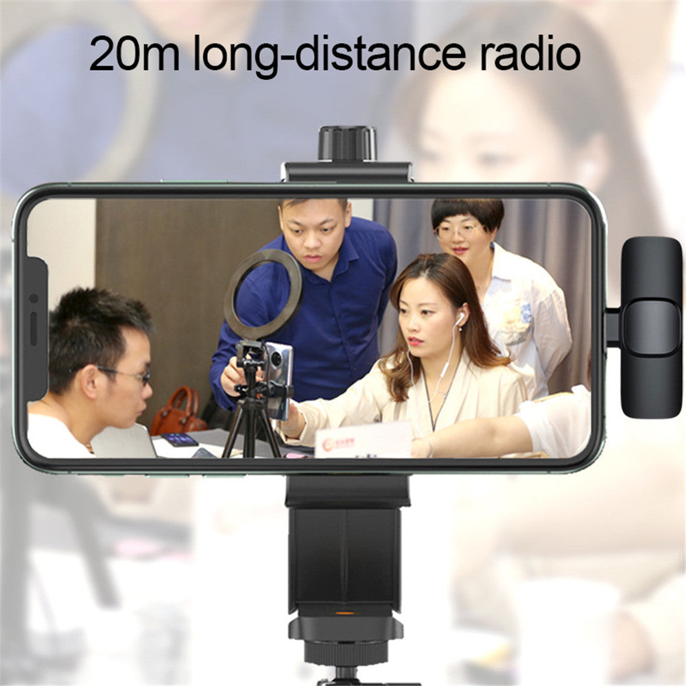 Wireless Mini Mic for iPhone and Android, Long Battery Life