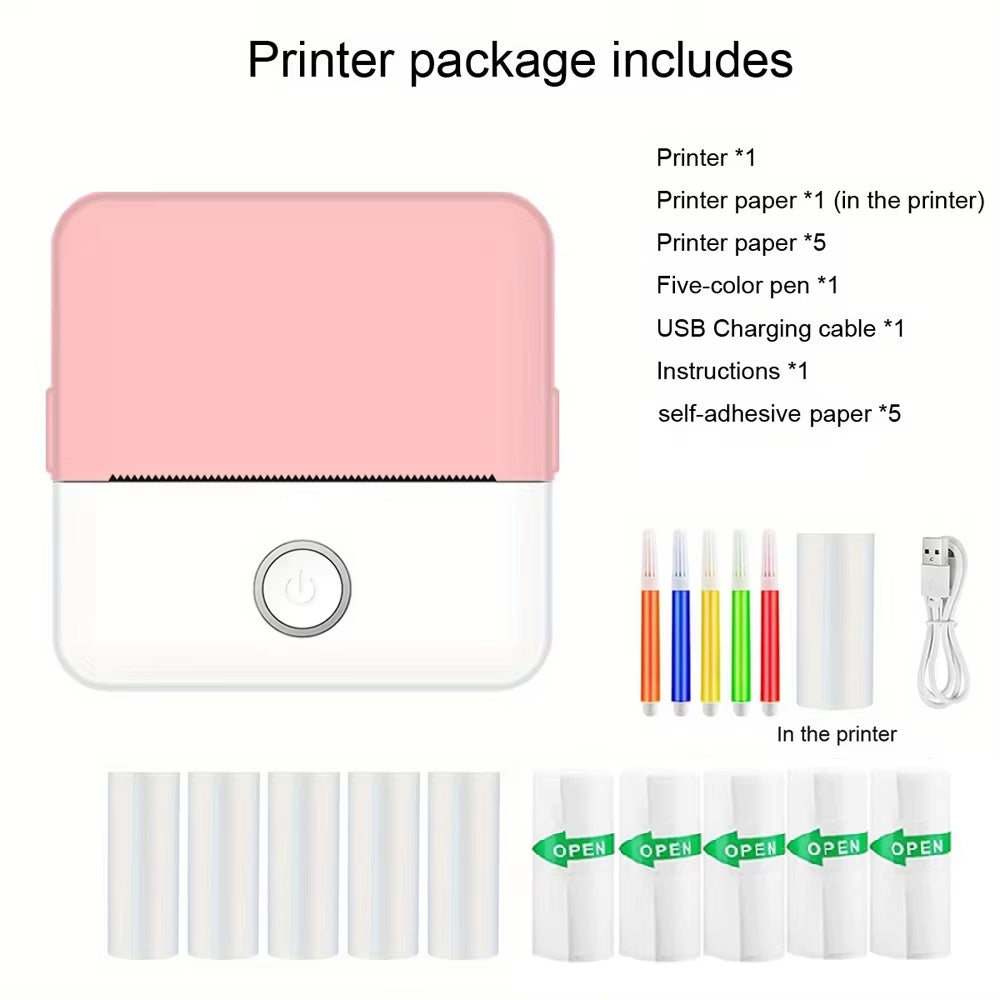 Mini Inkless Printer