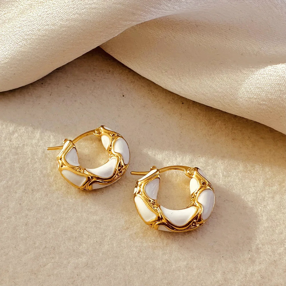 Leopard Print U-Shaped Ear Buckle Earrings Party and Daily Wear Fashion