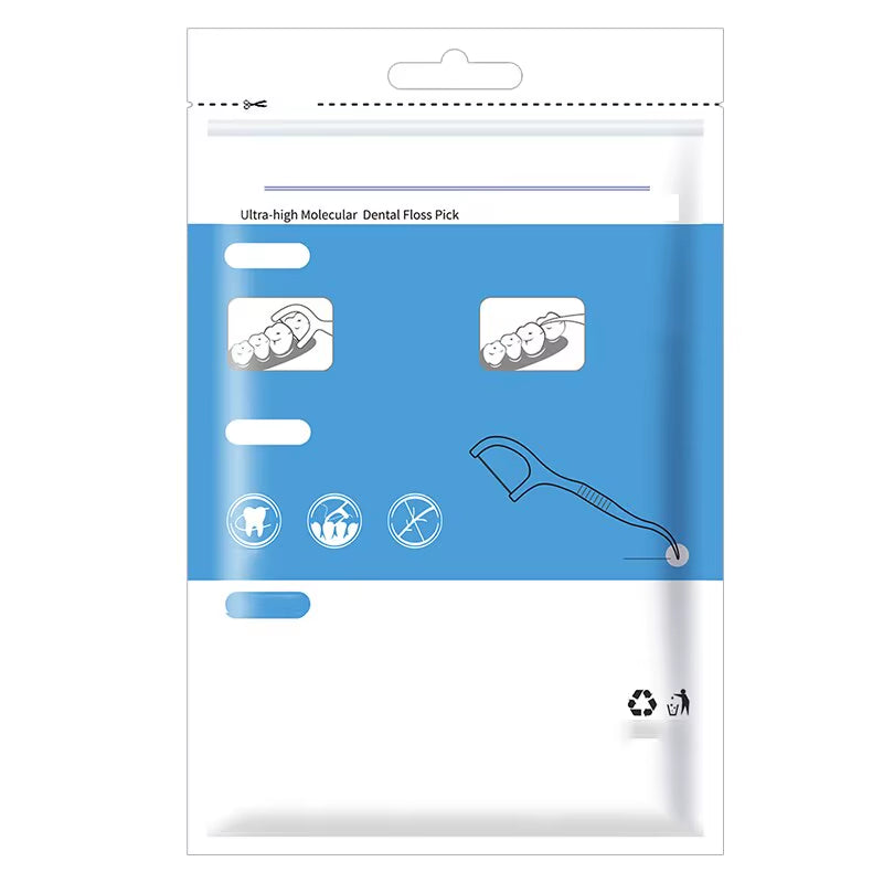 200Pcs Dental Floss and Plastic Toothpicks for One-Time Cleaning of Dental Gaps
