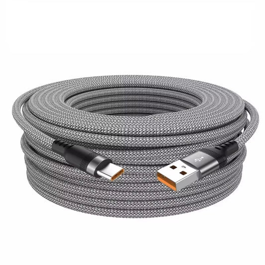 Extended 5-Meter Type-C USB 5A Super- Charging Cable
