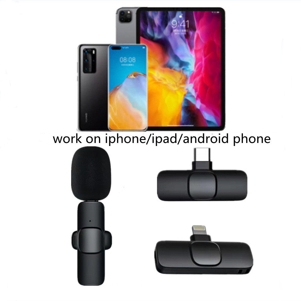 Wireless Mini Mic for iPhone and Android, Long Battery Life