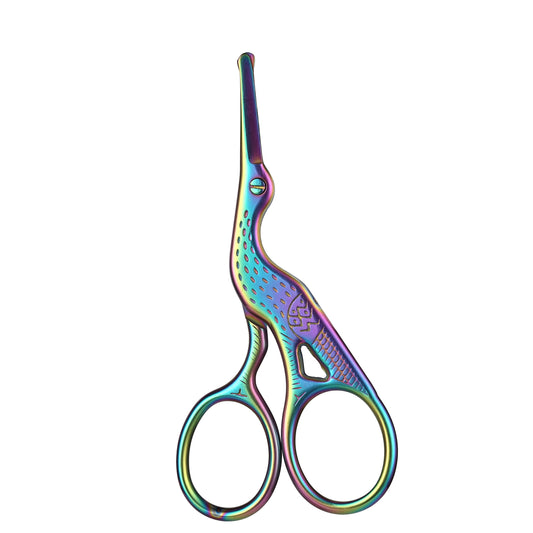 Round Head Stainless Steel scissors for Eyebrows Nose Hair Beard Ear Hair Eyebrow Scissors