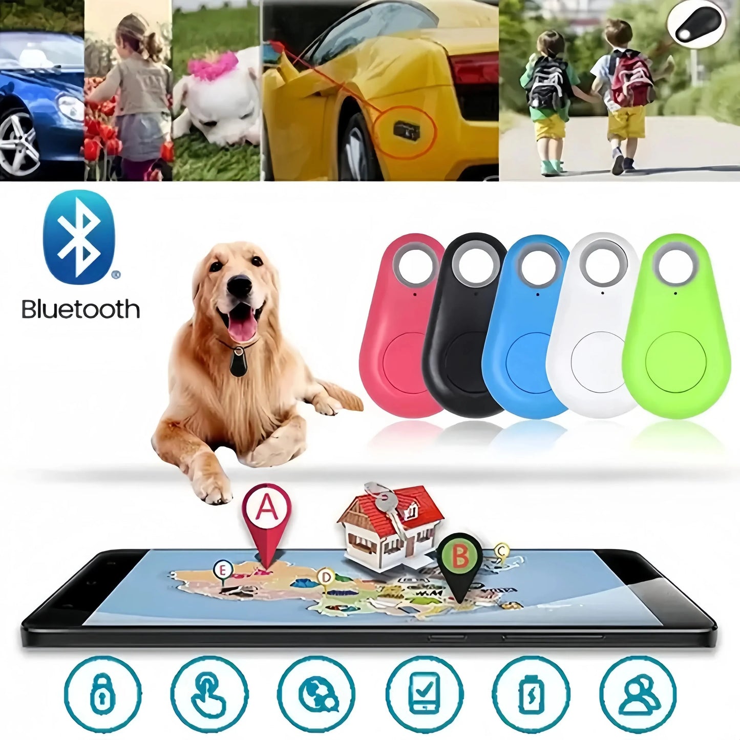 Mini GPS Bluetooth anti Lost Device
