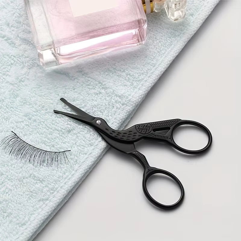 Round Head Stainless Steel scissors for Eyebrows Nose Hair Beard Ear Hair Eyebrow Scissors
