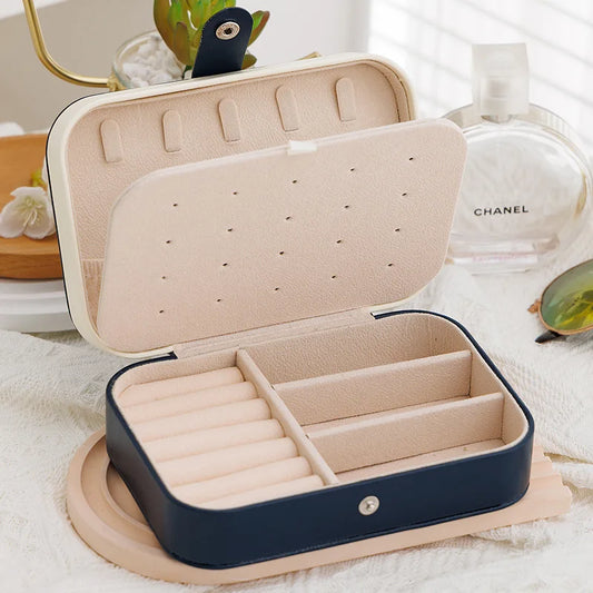 Portable Jewelry Storage Box Travel Organizer