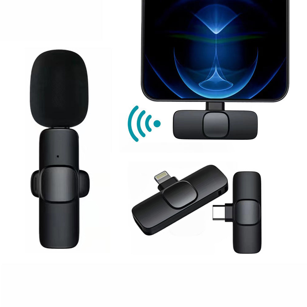 Wireless Mini Mic for iPhone and Android, Long Battery Life