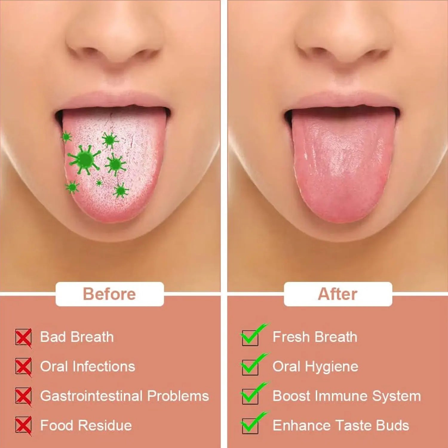 Premium 1Pcs/3Pcs Metal Tongue Scraper Cleaner for Adults & Kids
