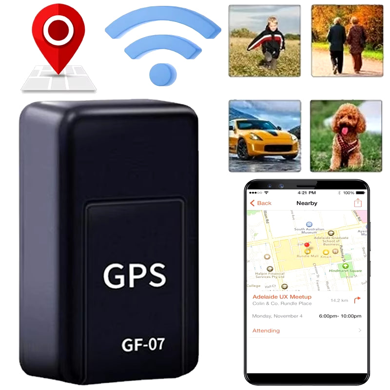 GF07 Magnetic Mini GPS Tracker Real-Time