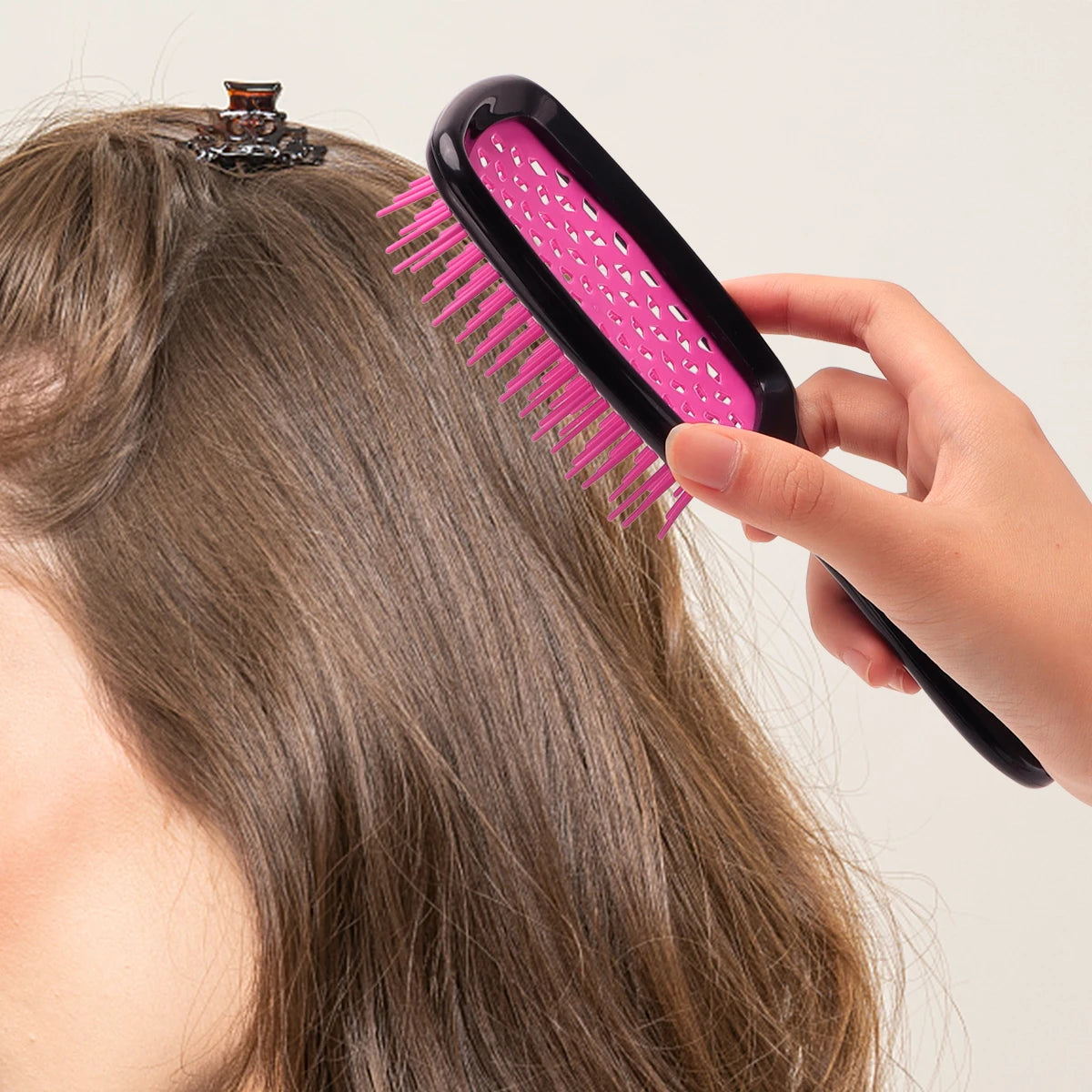 Hair Brush Massage Anti-Static Hollow Out Wet Curly Hair