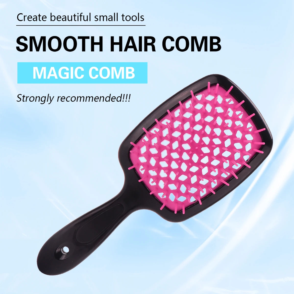 Hair Brush Massage Anti-Static Hollow Out Wet Curly Hair