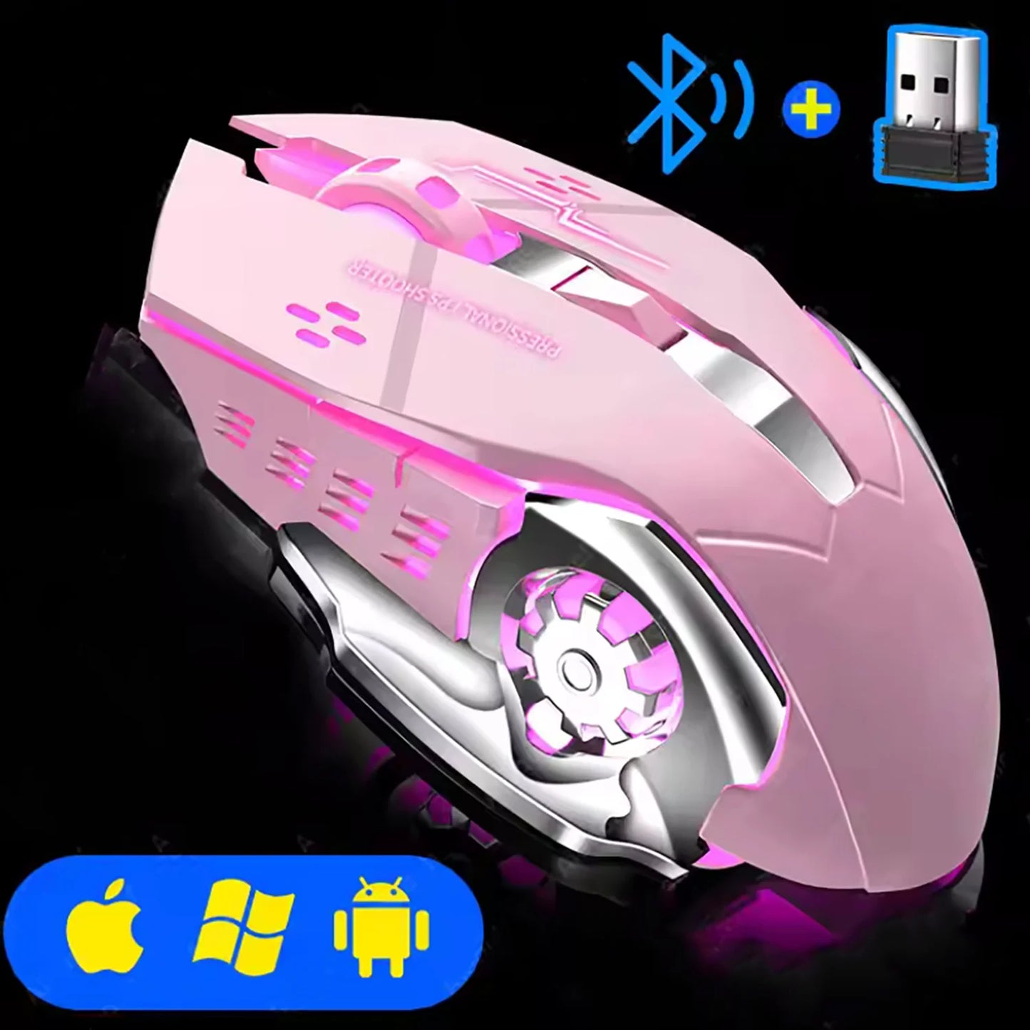 Rechargeable Wireless Gaming Mouse