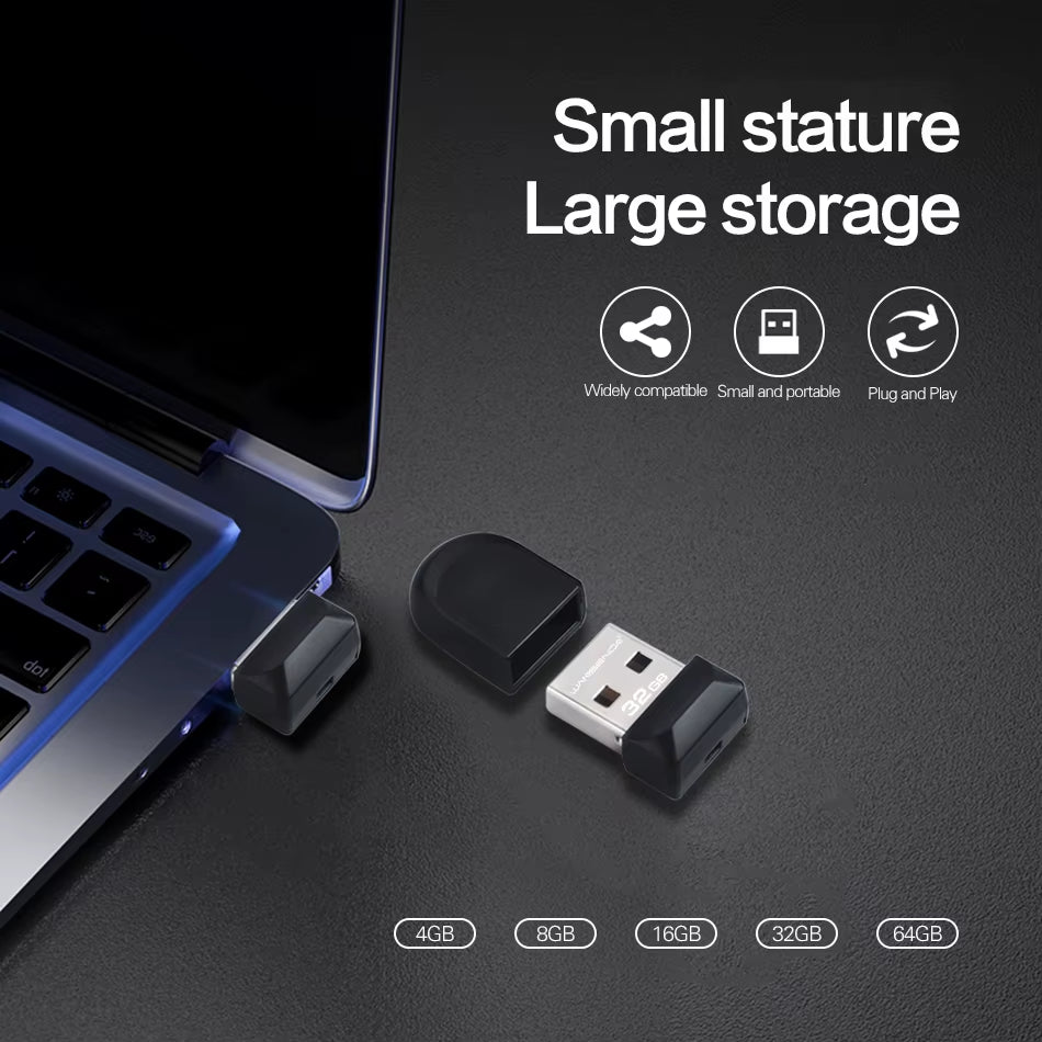 Super Mini USB Flash Drive 64GB 32GB 16GB 8GB 4GB USB 2.0